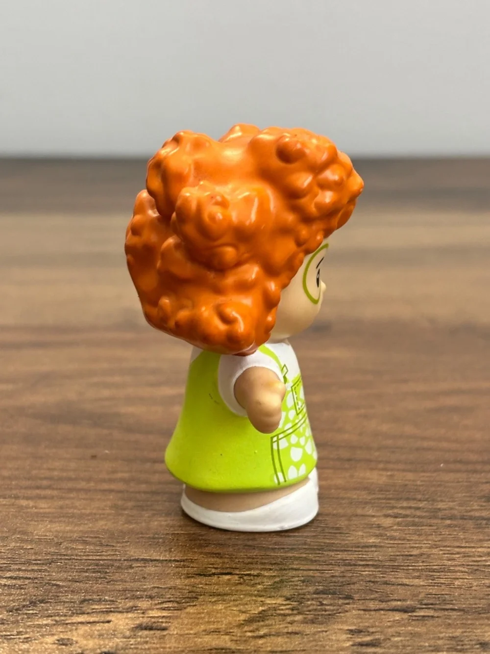 Fisher Price Little People Sofie Green Glasses White Floral Dress Figure 2012